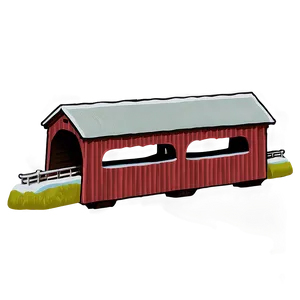 Maine Covered Bridge Charm Png Hrw43 PNG image