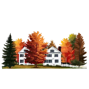 Maine Fall Foliage Splendor PNG Jbn63 PNG