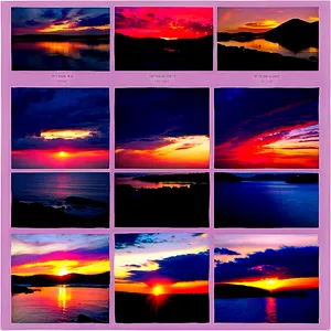 Maine's Breathtaking Sunrises PNG Sjp26