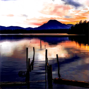 Maine's Iconic Moosehead Lake Png Dnf PNG image