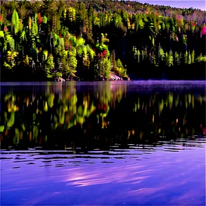Maine's Peaceful Lakes PNG Cps