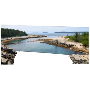 Maine's Spectacular Coastline PNG 06202024