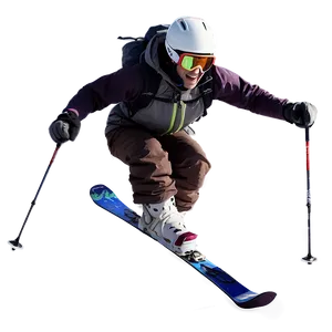 Maine Skiing Adventure PNG Cpf