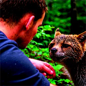 Maine Wildlife Encounter Png Pto PNG image