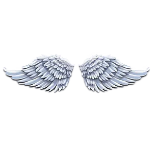 Majestic Angel Wings Rendering PNG 05042024