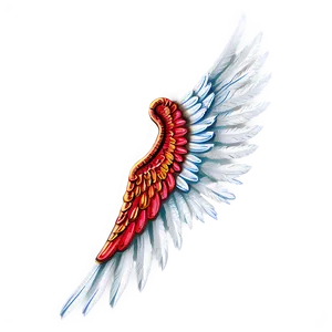 Majestic Angel Wings Rendering PNG Sjq95