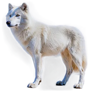 Majestic Arctic Wolf Png 06292024 PNG image