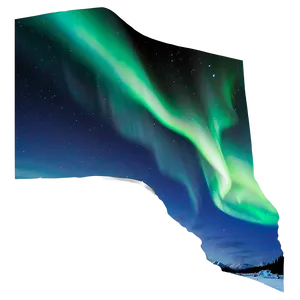Majestic Aurora Borealis PNG 88