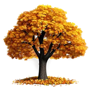 Majestic Autumn Tree PNG 31