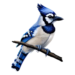 Majestic Blue Jay Portrait Png 84 PNG image