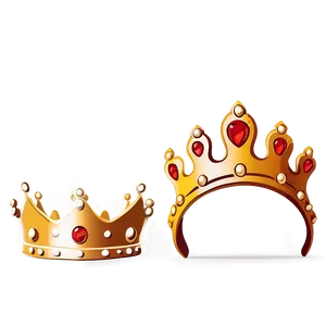 Majestic Cartoon Crown PNG Vmw