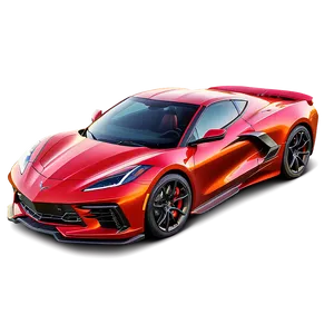 Majestic Corvette C8 Sunset View PNG 06252024 PNG