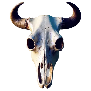 Majestic Cow Skull PNG Tor