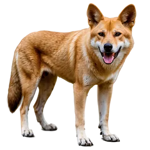Majestic Dingo Standing PNG Vdb