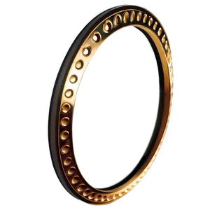 Majestic Gold Circle Border PNG Xrn PNG