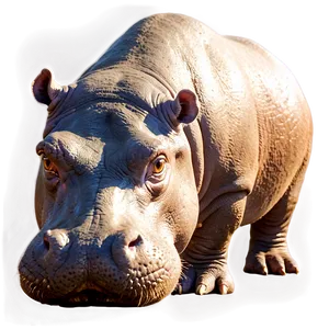 Majestic Hippo PNG Coj PNG