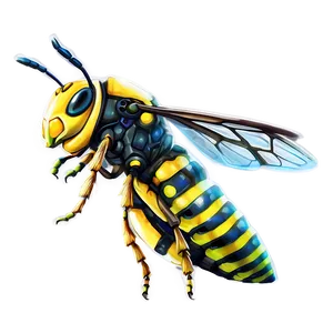 Majestic Hornet Art Png 20 PNG image