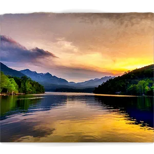 Majestic Lake Mountain View PNG 06282024 PNG