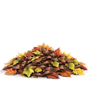 Majestic Leaf Pile PNG 7