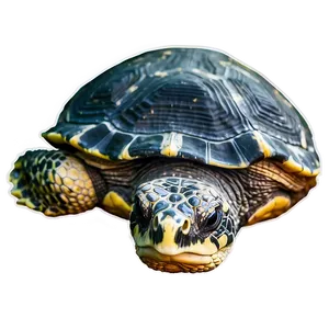 Majestic Leatherback Turtle Portrait PNG 06292024