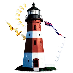 Majestic Lighthouse Png 05242024 PNG image