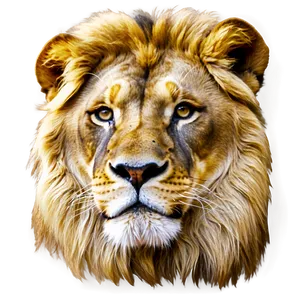 Majestic Lion Portrait PNG Nro49 PNG