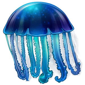 Majestic Moon Jelly Illustration PNG Pmx PNG
