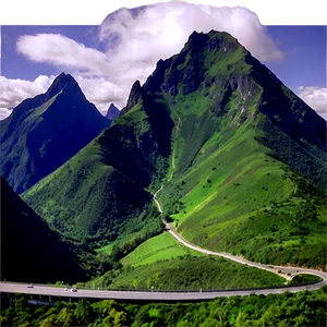 Majestic Mountain Pass Png Jpu63 PNG image