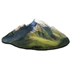 Majestic Mountain Range PNG 23