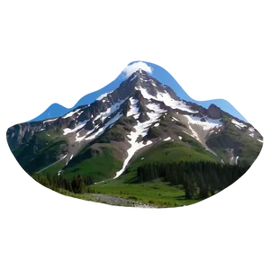 Majestic Mountain View Picture PNG Eog
