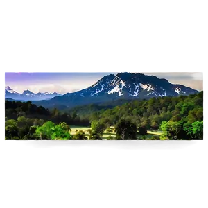 Majestic Mountain View PNG 63 PNG