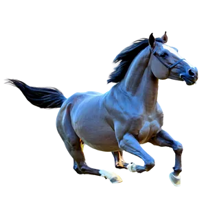 Majestic Mustang Horse Gallop PNG Mgu