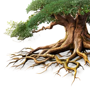 Majestic Oak Tree Roots Png Lsj PNG image