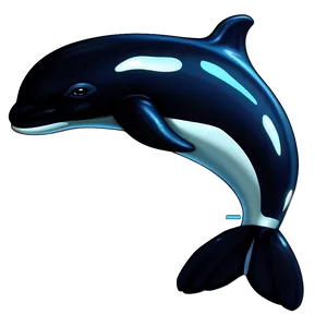 Majestic Orca Whale Artwork Png Ysj32 PNG image