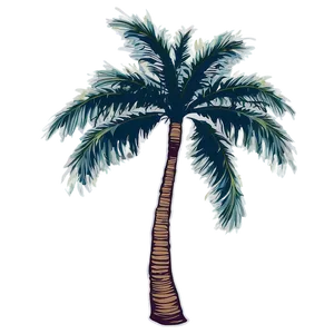 Majestic Palm Tree Silhouette PNG 06262024 PNG