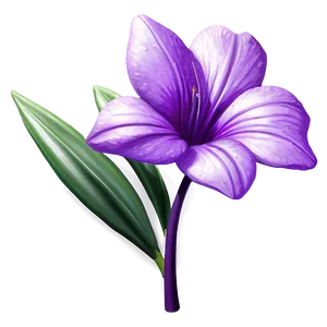 Majestic Purple Flower PNG 05242024