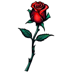 Majestic Rose Tattoo Draft PNG 26 PNG