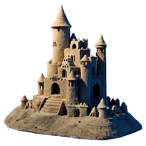 Majestic Sandcastle PNG Daa PNG
