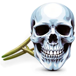 Majestic Skull Graphic PNG D