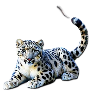 Majestic Snow Leopard Art Png 47 PNG image