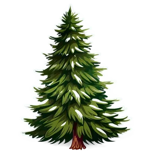 Majestic Spruce Tree Clipart Png 06132024 PNG image