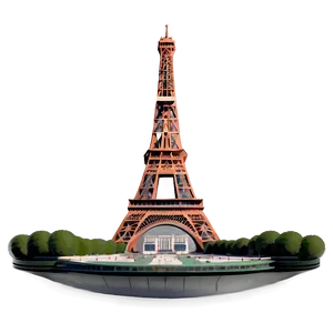Majestic Torre Eiffel Structure PNG 06262024