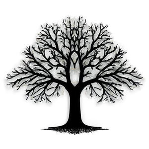 Majestic Tree Silhouette Png Gxs PNG image