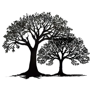 Majestic Tree Silhouette Png Hnh PNG image