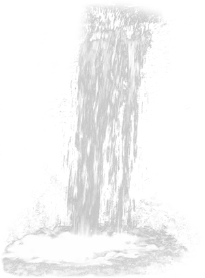 Majestic Waterfall Illustration PNG image