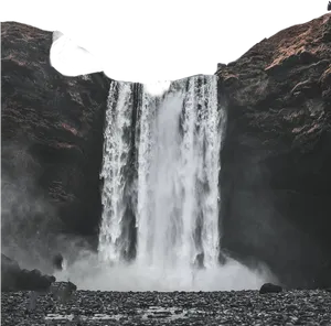 Majestic_ Waterfall_ Scenery