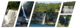 Majestic Waterfalls Collage