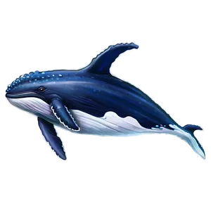 Majestic Whale PNG Hmf55
