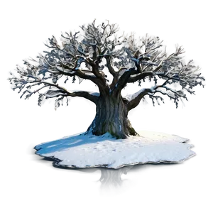 Majestic White Tree Panorama Png Syu7 PNG image