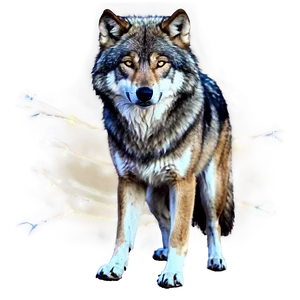 Majestic Wolf PNG Awi60